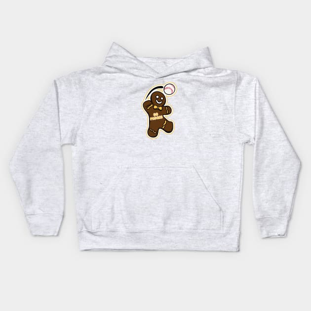 San Diego Padres Gingerbread Man Kids Hoodie by Rad Love